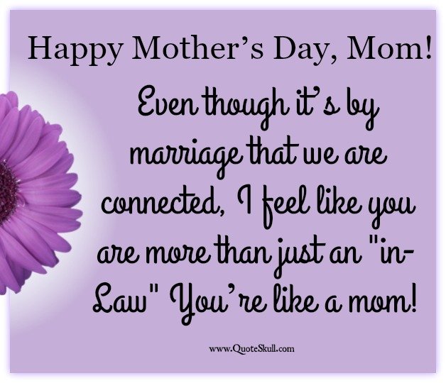 Mothers Day Quotes for My Mother in Law