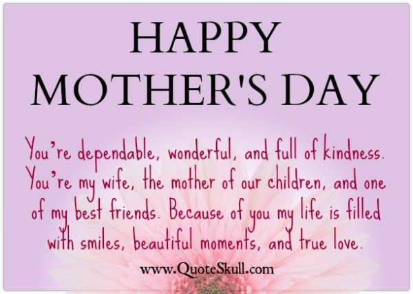Mothers Day Quotes from Husband to Wife